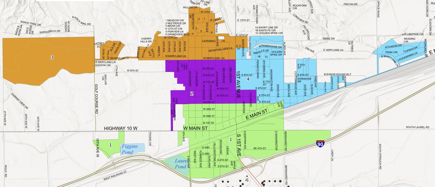Laurel Ward Map - Hover to zoom